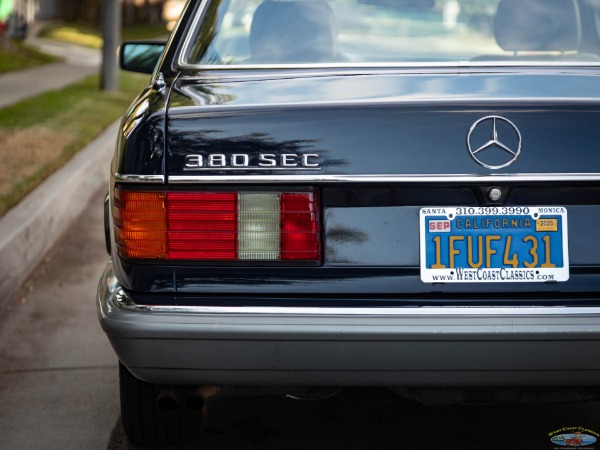 Used 1982 Mercedes-Benz 380 SEC 3.8L V8 2 Door Coupe with 68K orig miles | Torrance, CA