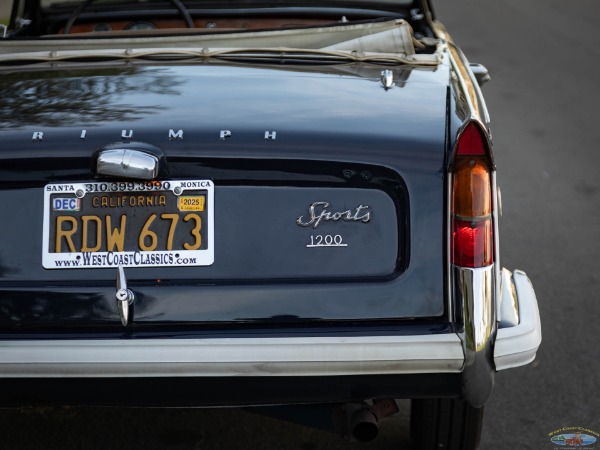 Used 1966 Triumph Herald 1200 Series Convertible | Torrance, CA